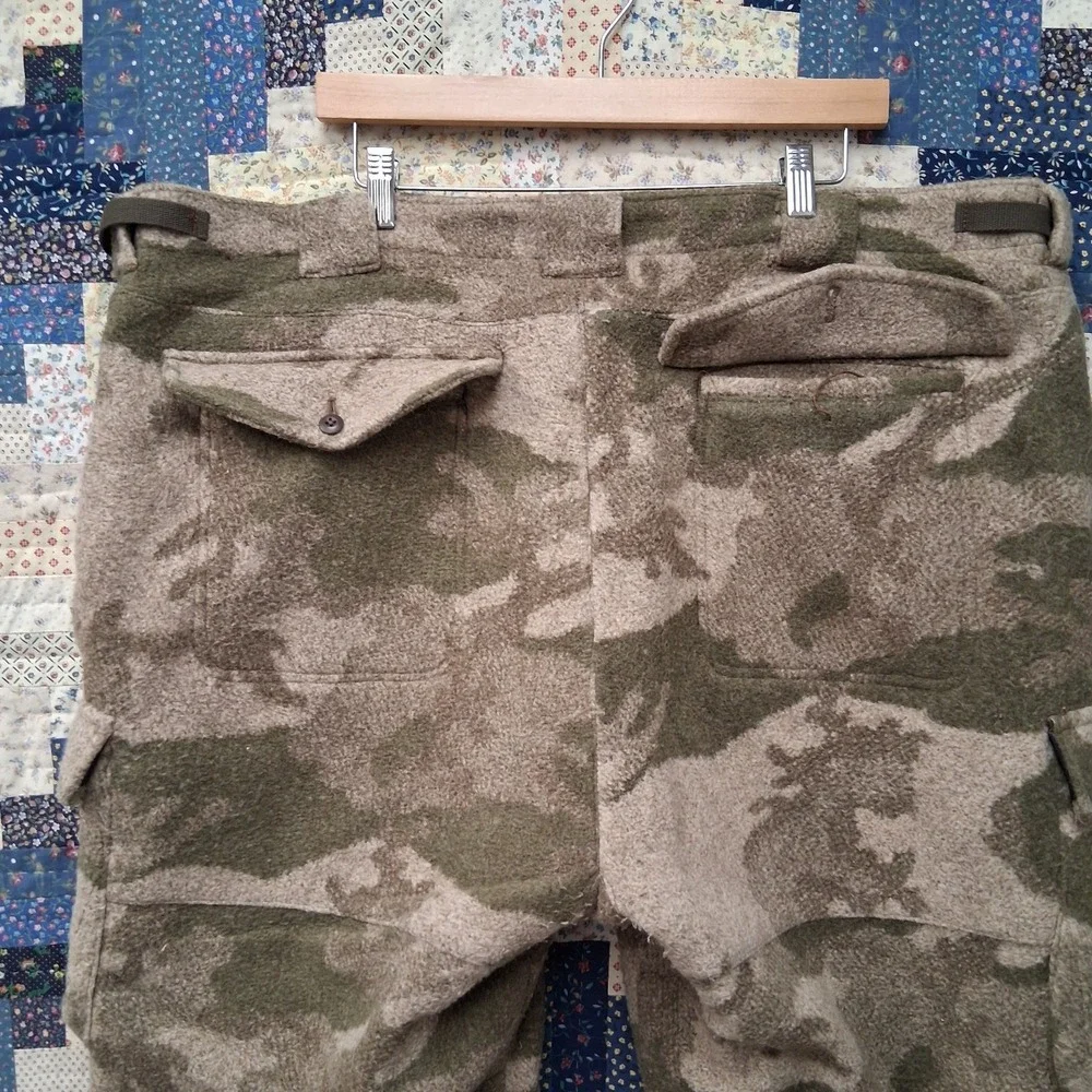 Cabelas Wooltimate Cargo Pants‎ Mens 44 Regular Camo Windshear Heavyweight